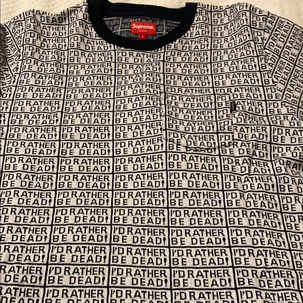 Supreme Monochrome Crewneck Sweater